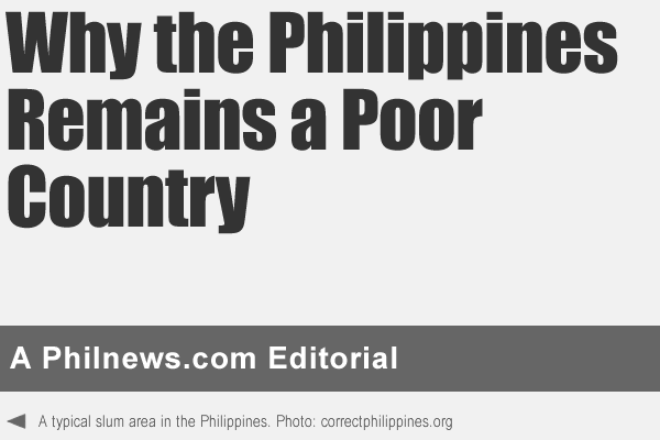 Why the Philippines Remains a Poor Country