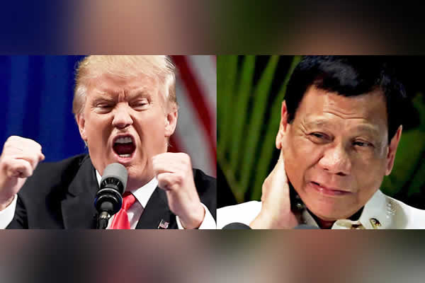 Presidents Donald Trump and Rodrigo Duterte