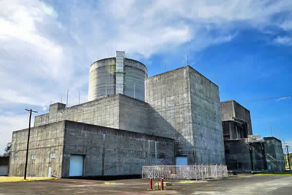 The mothballed Bataan Nuclear Power Plant in Morong, Bataan