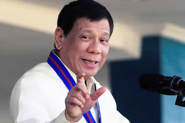 Philippine President Rodrigo Duterte