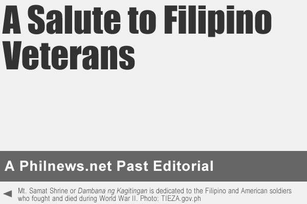 A Salute to Filipino Veterans - A philnews.net editorial